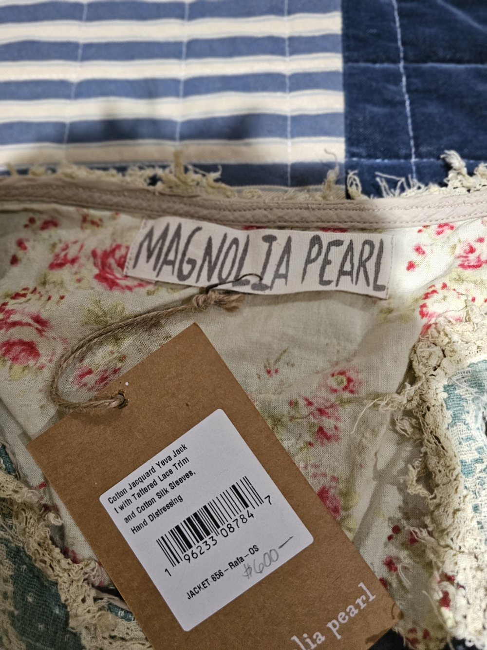 Magnolia Pearl "RAFA" Reversible Crop Jacket, NWT - Picture 7 of 11
